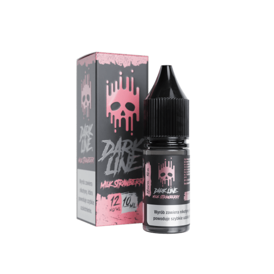 B26 LIQUID DARK LINE 10ML MILK STRAWBERRY 12MG -zdjęcie numer 1