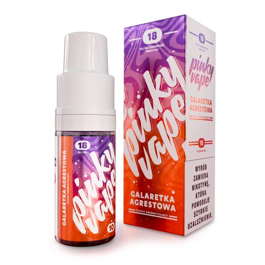B26 LIQUID PINKY 10ML GALARETKA AGRESTOWA 12MG -zdjęcie numer 1