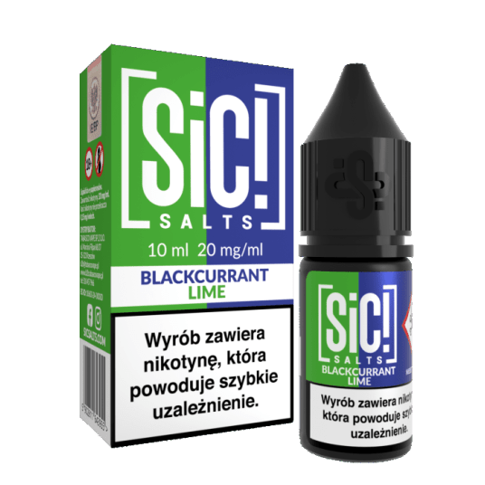 B26 LIQUID SALT SIC! DUPLEX 10ML 20MG BLCKCUR_LIME -zdjęcie numer 1