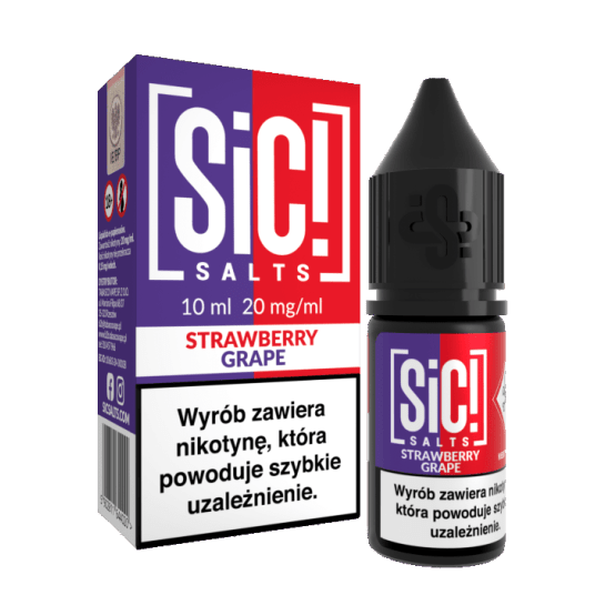B26 LIQUID SALT SIC! DUPLEX 10ML 20MG STRAWBER_GRA -zdjęcie numer 1