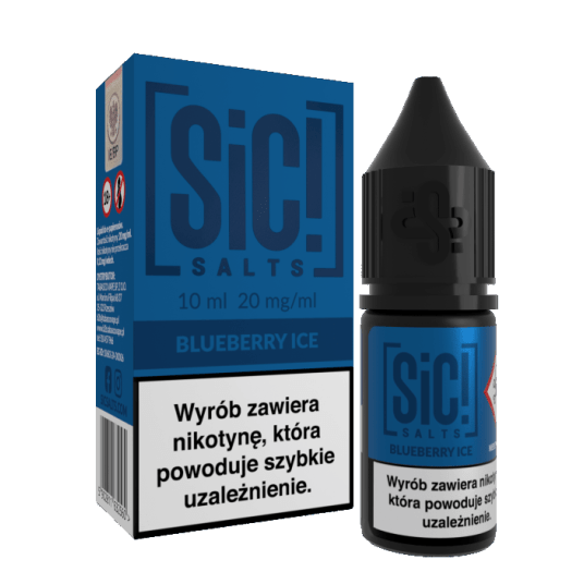 B26 LIQUID SALT SIC! SIMPLEX 10ML 20MG BLUEBER_ICE -zdjęcie numer 1