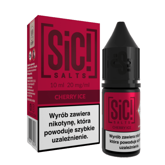 B26 LIQUID SALT SIC! SIMPLEX 10ML 20MG CHERRY_ICE -zdjęcie numer 1