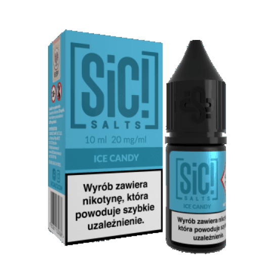B26 LIQUID SALT SIC! SIMPLEX 10ML 20MG ICE_CANDY -zdjęcie numer 1