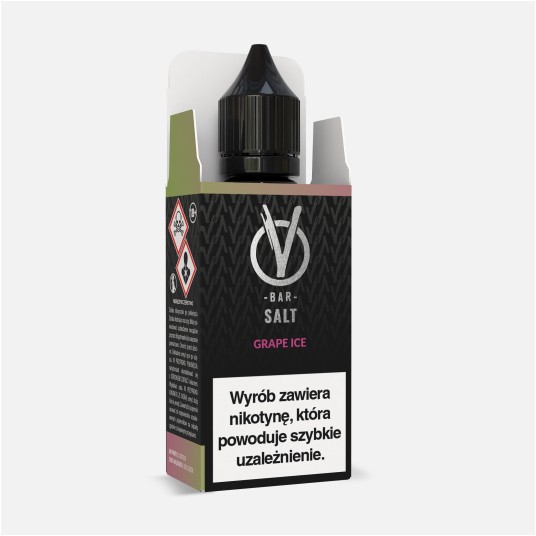 B26 LIQUID SALT VBAR 10ML 20MG GRAPE ICE -zdjęcie numer 1