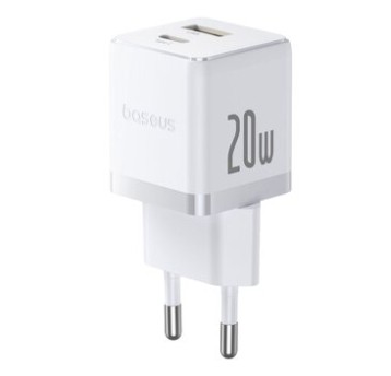 AKCESORIA ŁADOWARKA SIECIOWA BASEUS PALM WHITE