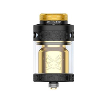 ATOMIZER HV DEAD RABBIT V4 RTA BLACK GOLD (AKCYZA)