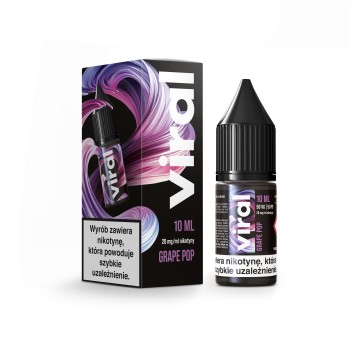B25 LIQUID SALT VIRAL 10ML 20MG GRAPE POP