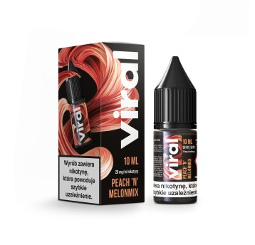 B25 LIQUID SALT VIRAL 10ML 20MG PEACH N MELONMIX