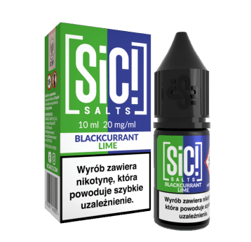 B26 LIQUID SALT SIC! DUPLEX 10ML 20MG BLCKCUR_LIME