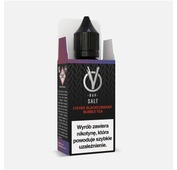 B26 LIQUID SALT VBAR 10ML 20MG LYCHEE BLACKCURRANT BUBBLE TEA