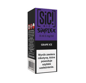 B26 LIQUID SIC! NIC 8ML GRAPE ICE 06MG