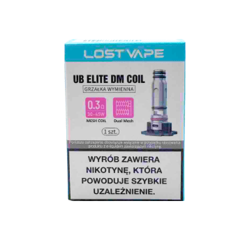 GRZAŁKA LOST VAPE UB ELITE DM E-PLUS 0,3OHM