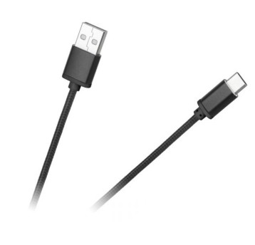 KABEL USB-C DŁ.1M - KOLOR - CZARNY