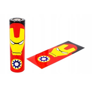 KOSZULKA 18650 IRON MAN 10SZT