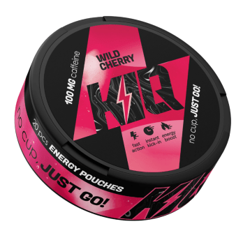 WORECZKI KOFEINOWE KIQ 100MG/G WILD CHERRY